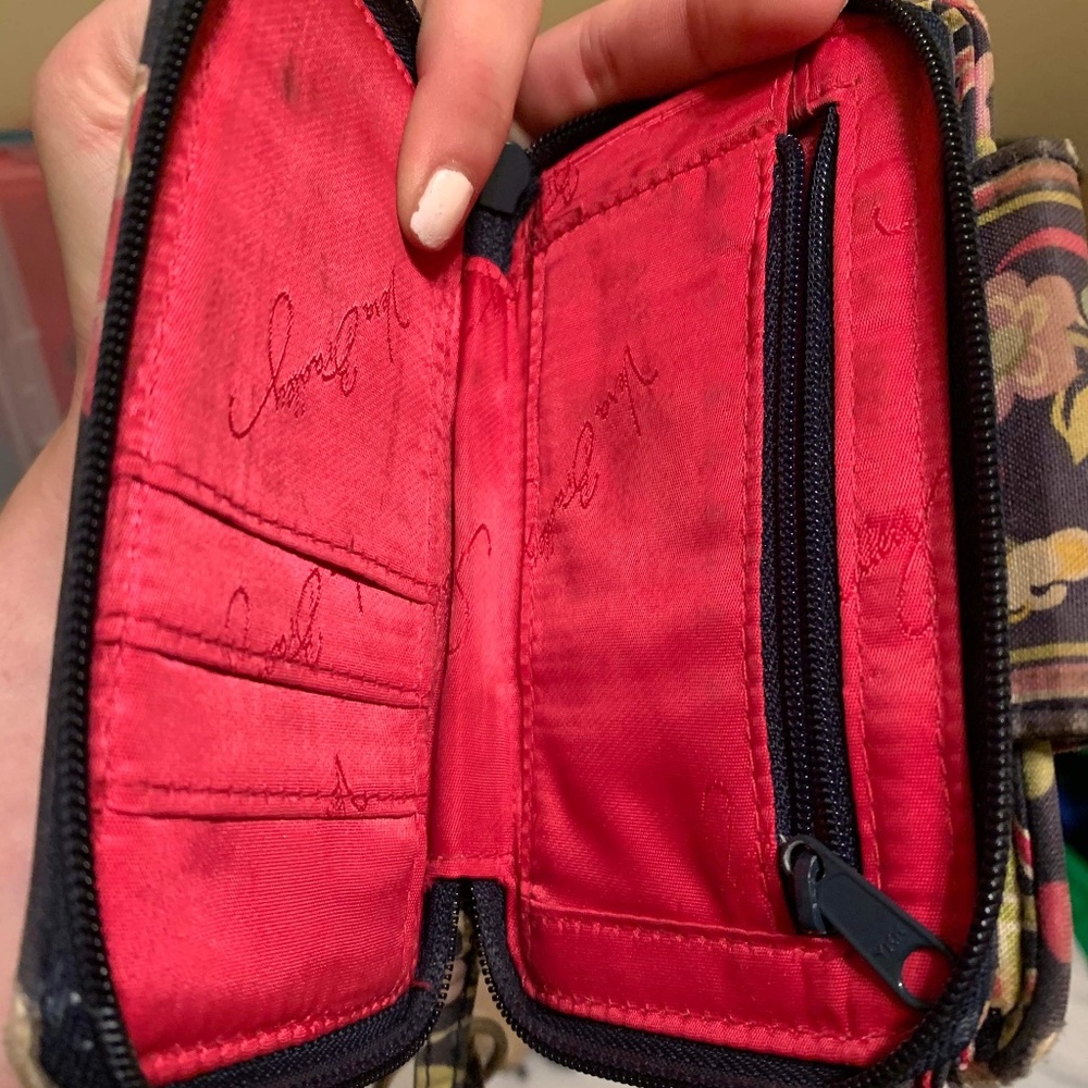 Vera Bradley wristband wallet